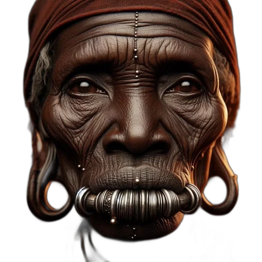 mask, face, creature, staff transparent PNG cut-out
