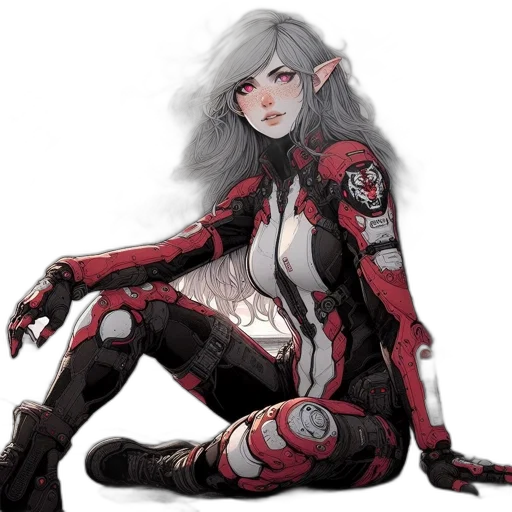 robot, concept art, fantasy art, comic book art transparent PNG cut-out