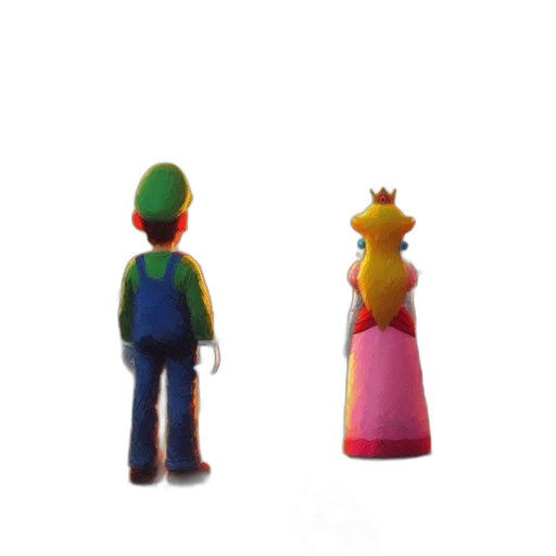crown, hat, dress, staff transparent PNG cut-out