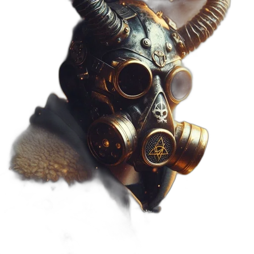 mask, animal, creature, weapon transparent PNG cut-out