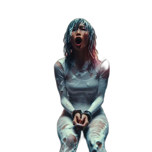 creature, face, dress, robot transparent PNG cut-out