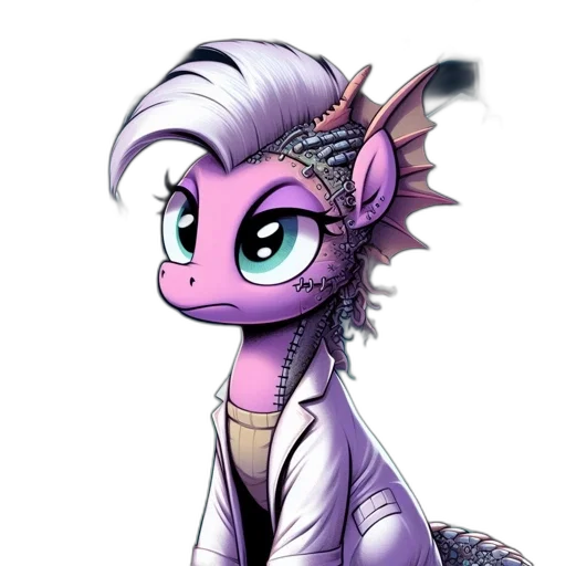 dragon, staff, creature, animal transparent PNG cut-out