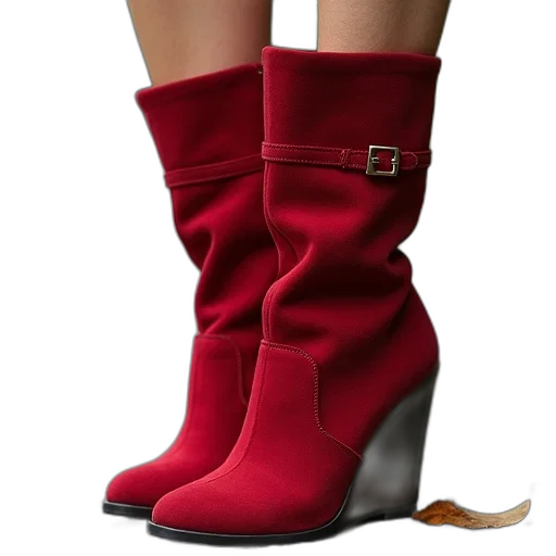 shoes, 3d render, photorealistic, red transparent PNG cut-out