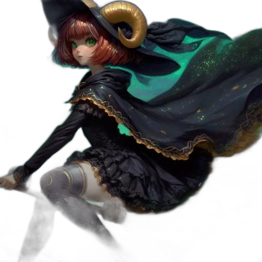 dress, staff, mask, dragon transparent PNG cut-out
