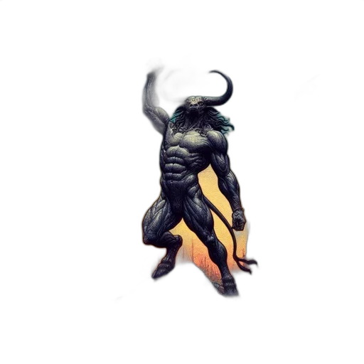 dragon, creature, mask, weapon transparent PNG cut-out