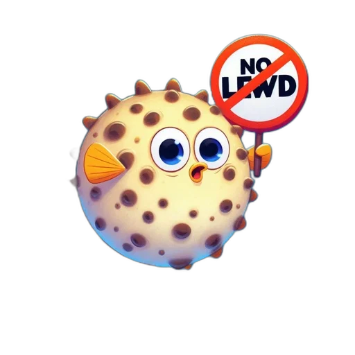 creature, animal, food, 3d render transparent PNG cut-out