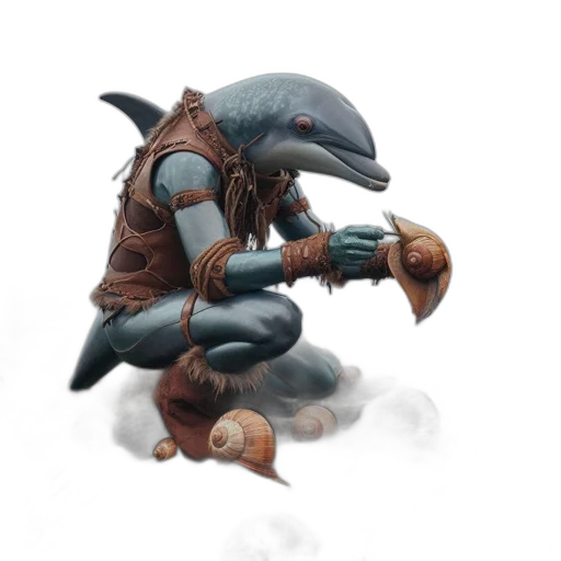 dragon, creature, staff, weapon transparent PNG cut-out