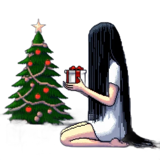 hair, pixel art, concept art, cartoon transparent PNG cut-out