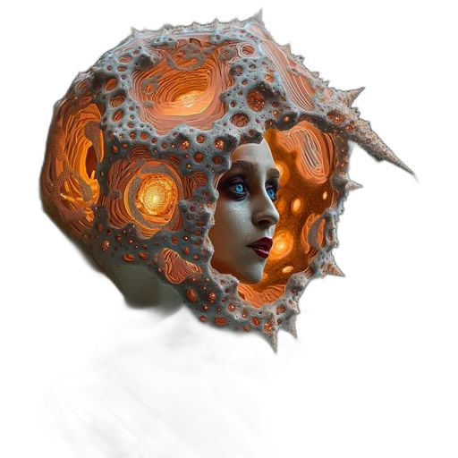 mask, face, robot, crown transparent PNG cut-out