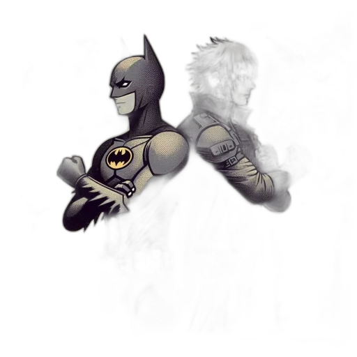comic book art, concept art, fantasy art, 3d render transparent PNG cut-out