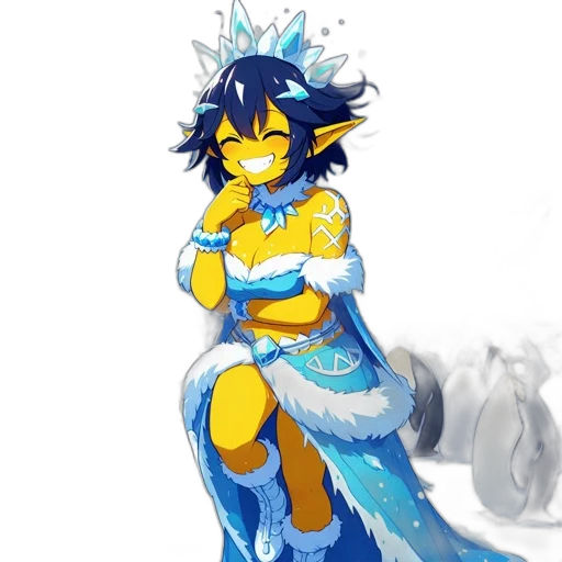 dragon, creature, staff, dress transparent PNG cut-out