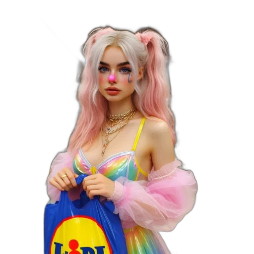 dress, jacket, creature, hair transparent PNG cut-out