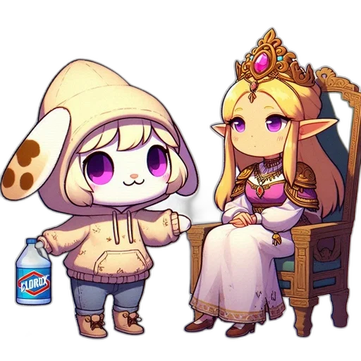 crown, staff, food, bottle transparent PNG cut-out