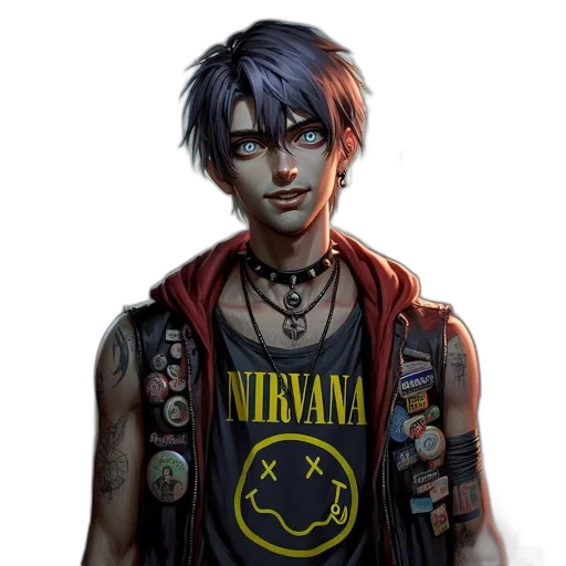 concept art, fantasy art, cyberpunk, comic book art transparent PNG cut-out
