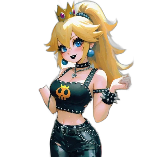 crown, dress, weapon, staff transparent PNG cut-out