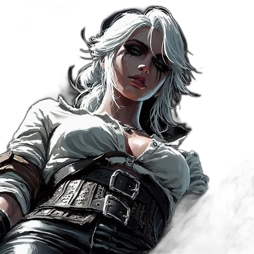 weapon, face, comic book art, fantasy art transparent PNG cut-out