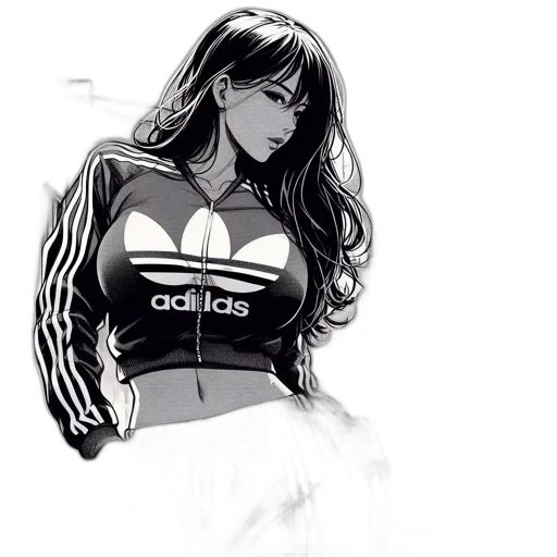 dress, jacket, comic book art, cartoon transparent PNG cut-out