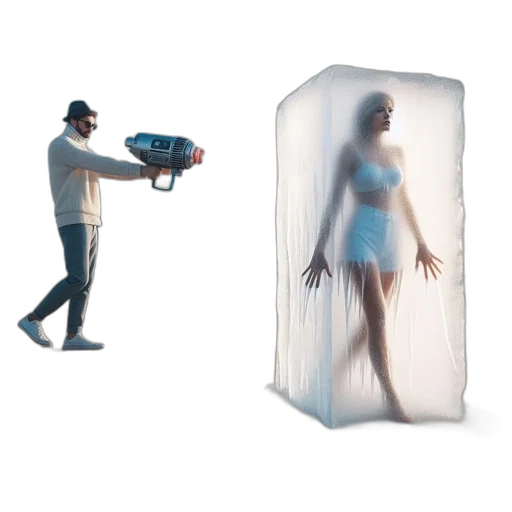 robot, creature, weapon, dress transparent PNG cut-out
