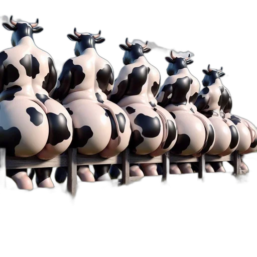 animal, robot, 3d render, concept art transparent PNG cut-out