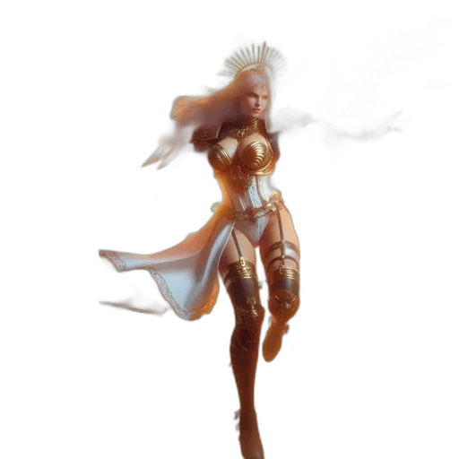 staff, concept art, fantasy art, 3d render transparent PNG cut-out