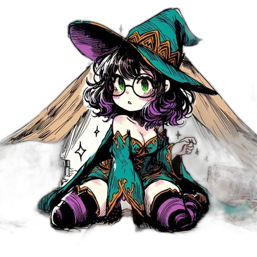 hat, staff, creature, dragon transparent PNG cut-out