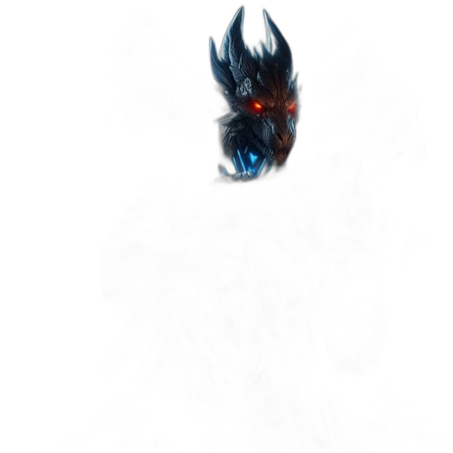dragon, mask, creature, face transparent PNG cut-out