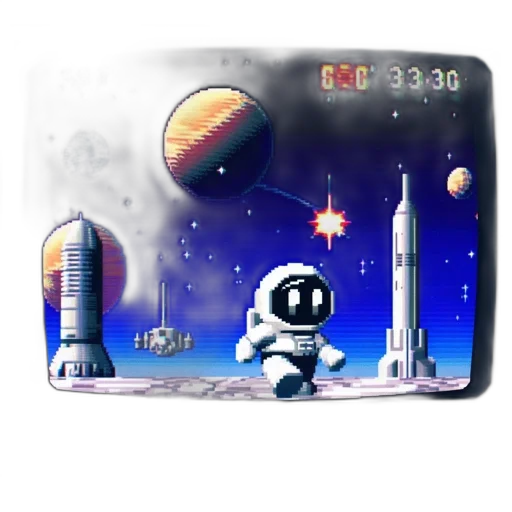 concept art, pixel art, fantasy art, cartoon transparent PNG cut-out