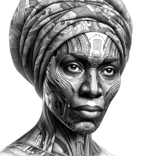 face, robot, crown, jewelry transparent PNG cut-out