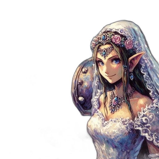 dress, face, fantasy art, concept art transparent PNG cut-out