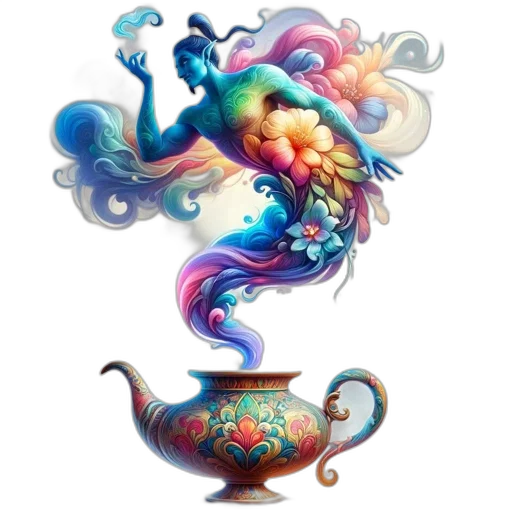 dragon, staff, fantasy art, concept art transparent PNG cut-out