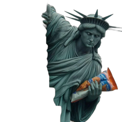 weapon, food, concept art, photorealistic transparent PNG cut-out