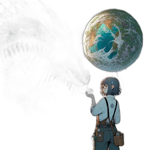 concept art, 3d render, fantasy art, outer space transparent PNG cut-out