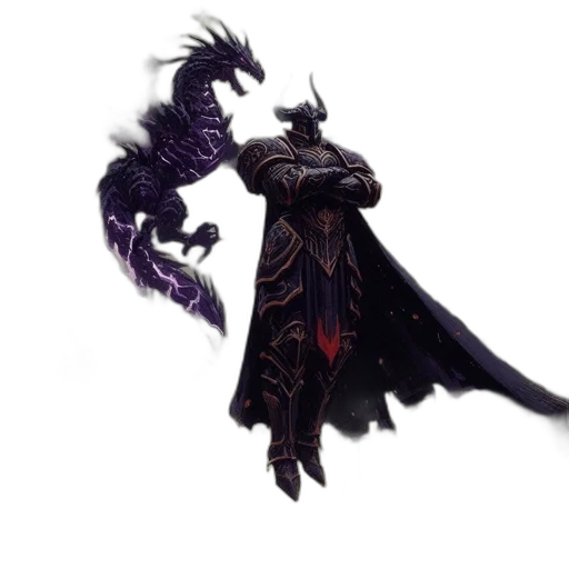 dragon, staff, sword, weapon transparent PNG cut-out