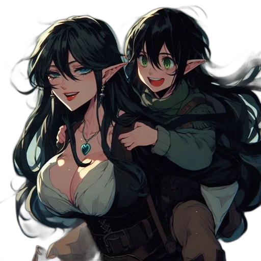 concept art, fantasy art, pixel art, anime transparent PNG cut-out