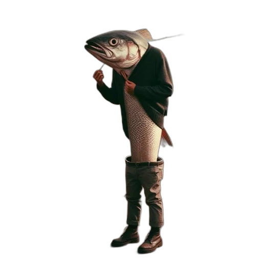 staff, umbrella, jacket, creature transparent PNG cut-out
