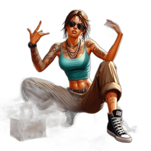 concept art, fantasy art, cyberpunk, photorealistic transparent PNG cut-out