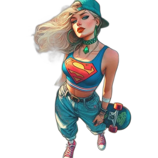 comic book art, concept art, fantasy art, pixel art transparent PNG cut-out