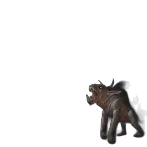 animal, creature, dragon, staff transparent PNG cut-out