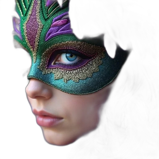 mask, face, crown, dragon transparent PNG cut-out
