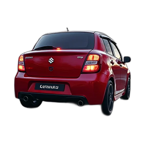 car, 3d render, photorealistic, suzuki transparent PNG cut-out