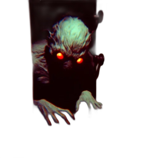 creature, mask, staff, face transparent PNG cut-out