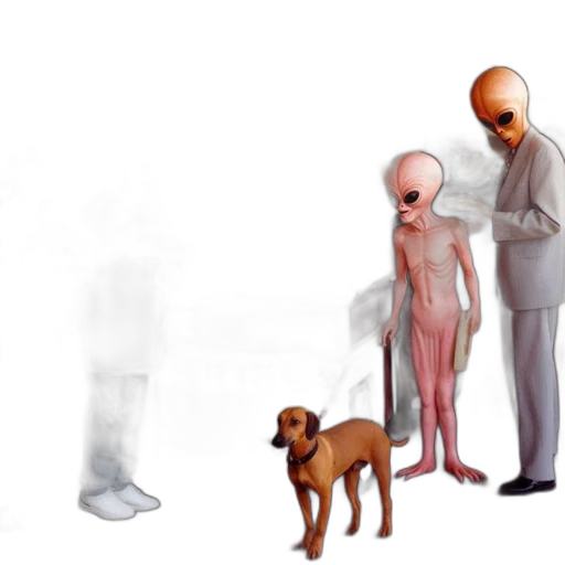 creature, robot, animal, staff transparent PNG cut-out