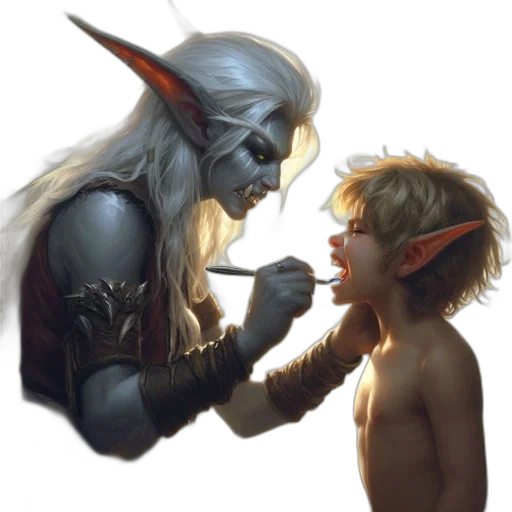 fantasy art, concept art, photorealistic, pixel art transparent PNG cut-out