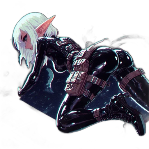 robot, mask, creature, jacket transparent PNG cut-out