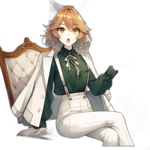 staff, jacket, crown, dragon transparent PNG cut-out