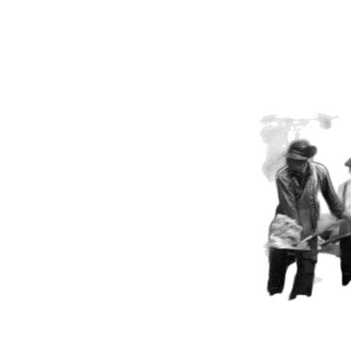 jacket, staff, weapon, robot transparent PNG cut-out