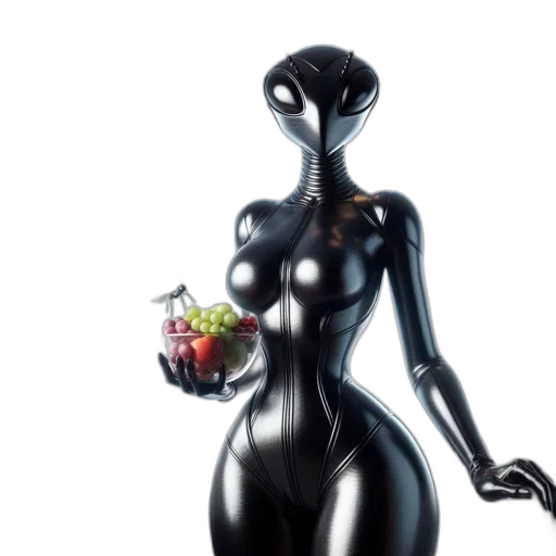 dress, robot, food, creature transparent PNG cut-out