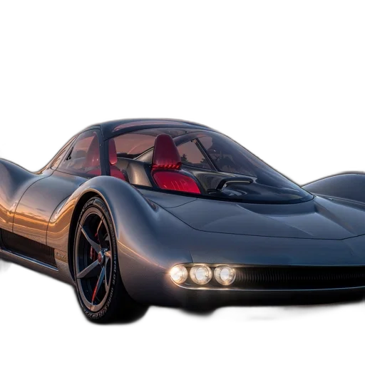 car, 3d render, concept art, photorealistic transparent PNG cut-out