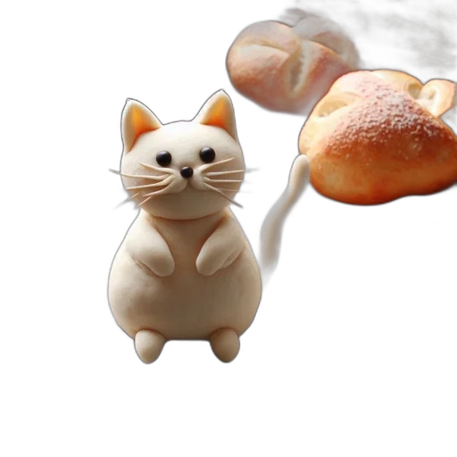 food, animal, 3d render, photorealistic transparent PNG cut-out