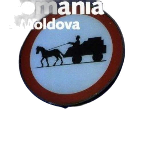 sign, romania, moldova, depicts transparent PNG cut-out